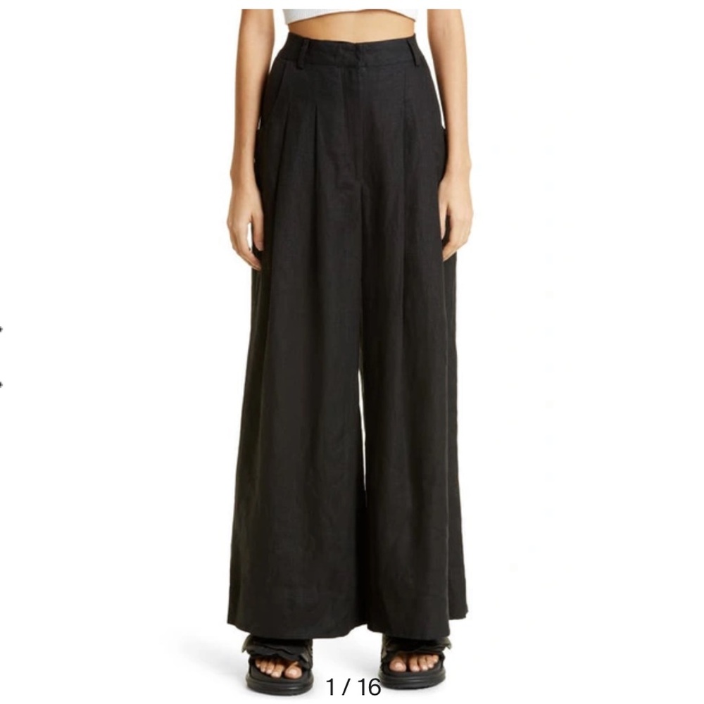 New! NWT Farm Rio Wide Leg Linen Pants